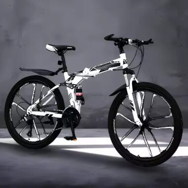 26/29 inch mountain bike with disc brakes, custom colors, steel frame, alloy fork
