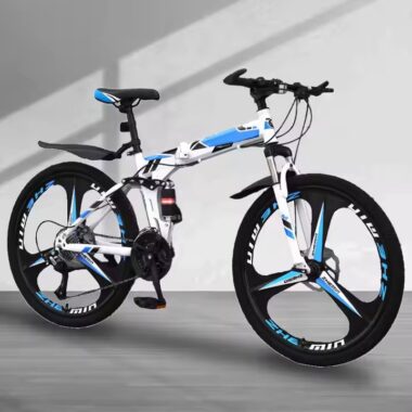 26/29 inch mountain bike with disc brakes, custom colors, steel frame, alloy fork