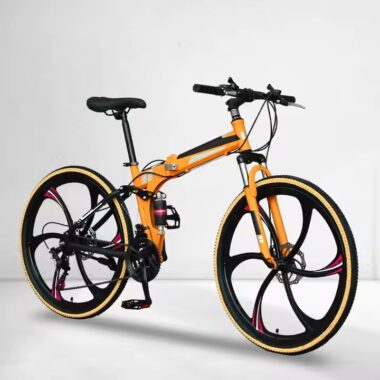 26/29 inch mountain bike with disc brakes, custom colors, steel frame, alloy fork