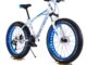 4.0 fat tire mountain bike with aluminum fork and 21-speed transmission
