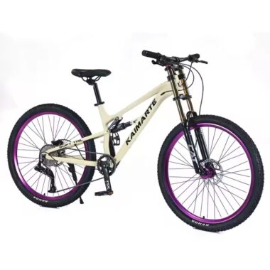 Full suspension adult racing mountain bike for high performance