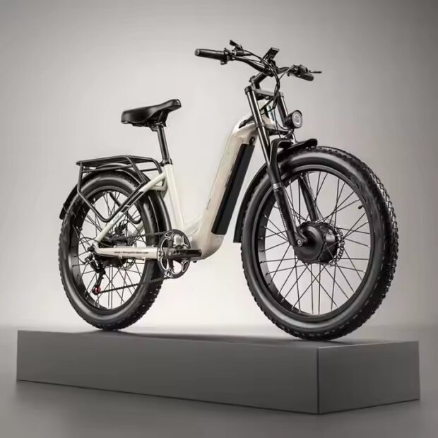 Long battery life electric bike with 48V lithium battery for commuting and city use