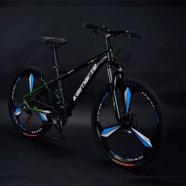 33-speed mountain bike with aluminum frame and carbon fiber rims