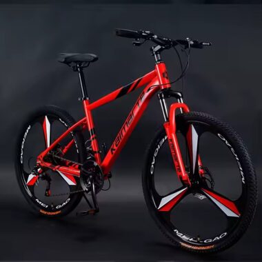33-speed mountain bike with aluminum frame and carbon fiber rims