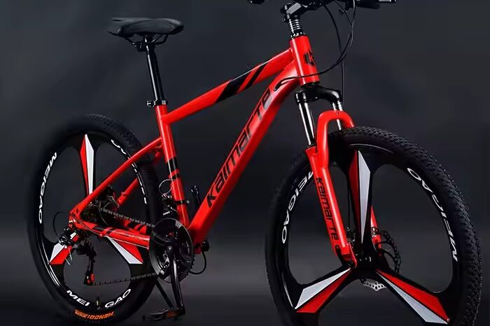 33-speed mountain bike with aluminum frame and carbon fiber rims