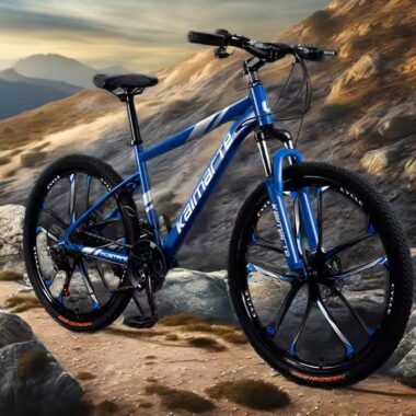 33-speed mountain bike with aluminum frame and carbon fiber rims