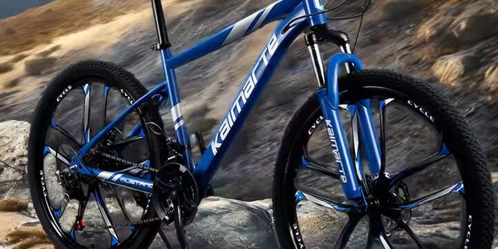 33-speed mountain bike with aluminum frame and carbon fiber rims