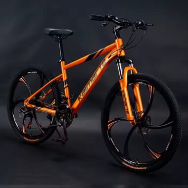 33-speed mountain bike with aluminum frame and carbon fiber rims