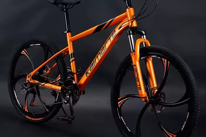 33-speed mountain bike with aluminum frame and carbon fiber rims