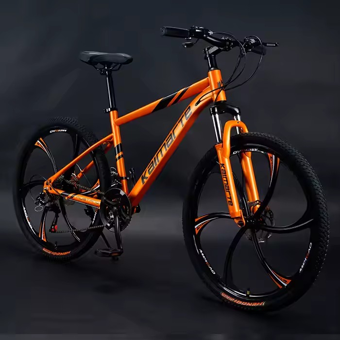 33-speed mountain bike with aluminum frame and carbon fiber rims