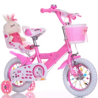 Best-selling colorful kids bike for 3–7 years old with training wheels