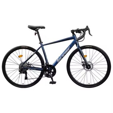 High-quality unisex adult road bike with 21-speed gears