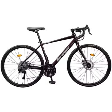 High-quality unisex adult road bike with 21-speed gears