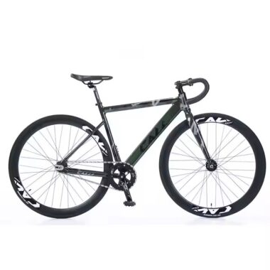 New design 21-speed road bike with dual disc brakes and alloy fork