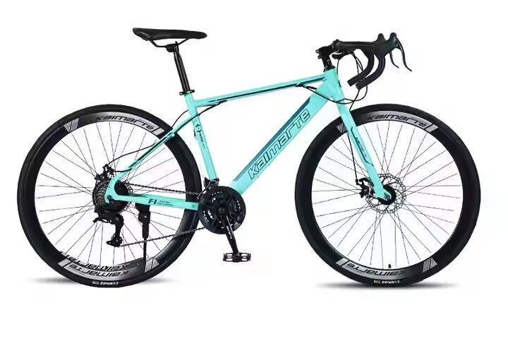 Lightweight 21-speed road bike with aluminum fork and dual disc brakes (4) New design 21-speed road bike with dual disc brakes and alloy fork