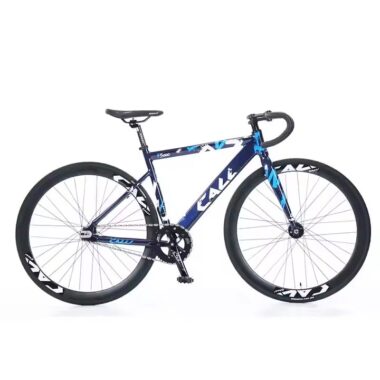 New design 21-speed road bike with dual disc brakes and alloy fork