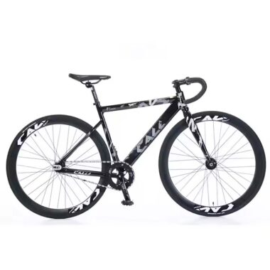 New design 21-speed road bike with dual disc brakes and alloy fork