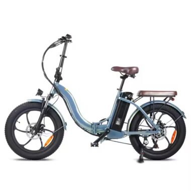20-inch folding electric city bike for urban commuting with compact frame