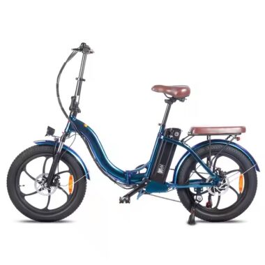 20-inch folding electric city bike for urban commuting with compact frame