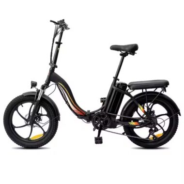 20-inch folding electric city bike for urban commuting with compact frame