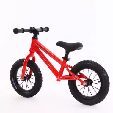 Lightweight carbon fiber kids balance bike in vibrant color