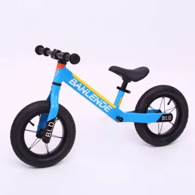 Lightweight carbon fiber kids balance bike in vibrant color