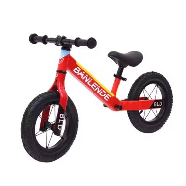 Lightweight carbon fiber kids balance bike in vibrant color