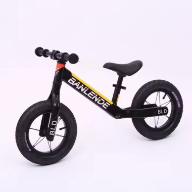 Lightweight carbon fiber kids balance bike in vibrant color