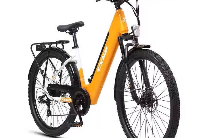 Sleek Electric Bike with Built-in Battery Lightweight Urban E-Bike (8) Hidden battery electric bike with integrated frame design for urban commuting