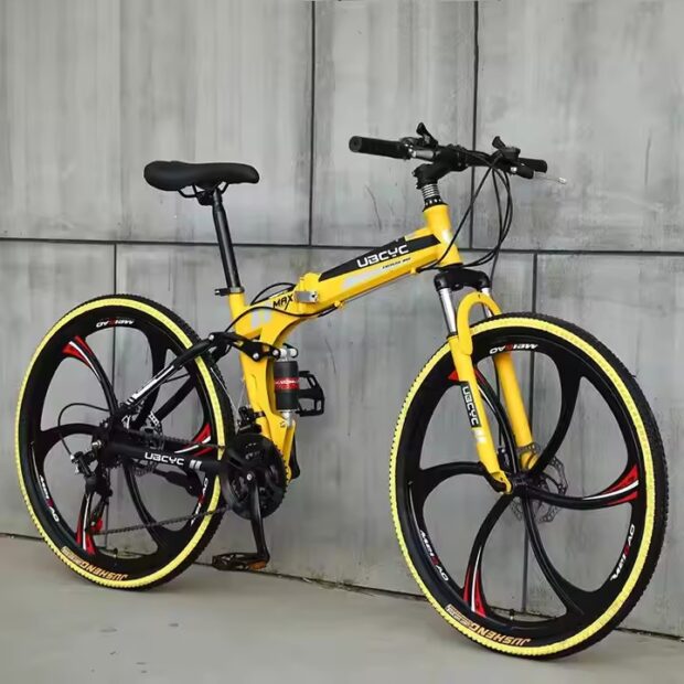 Hot-selling adult mountain bike with durable frame and front suspension