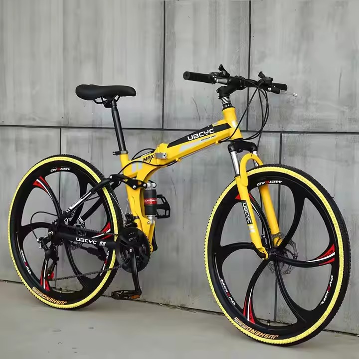 Hot-selling adult mountain bike with durable frame and front suspension