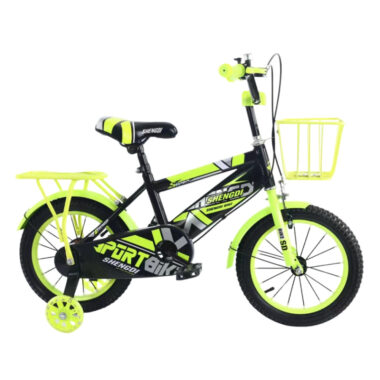 12–18 inch single speed kids bike with training wheels