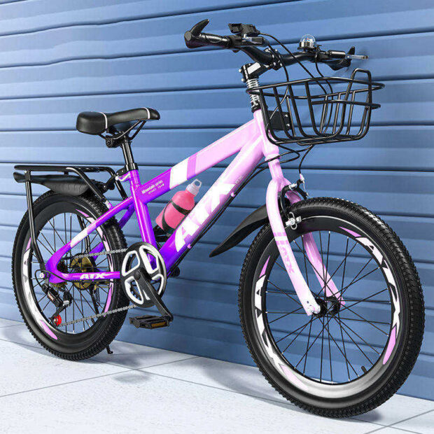 Carbon steel hard frame kids bike in 18–24 inch sizes