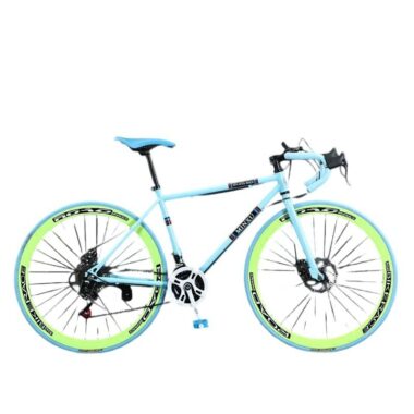 Lightweight steel 21-speed dual disc commuter road bike
