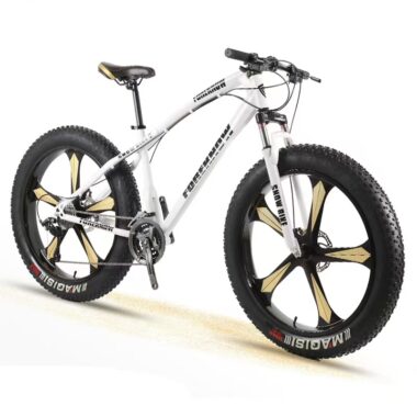 26-inch fat tire mountain bike for off-road riding stability