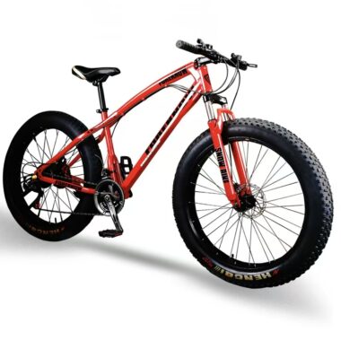26-inch fat tire mountain bike for off-road riding stability