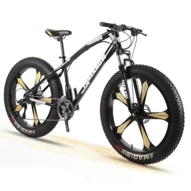 26-inch fat tire mountain bike for off-road riding stability