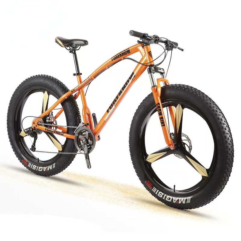 26-inch fat tire mountain bike for off-road riding stability