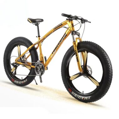 26-inch fat tire mountain bike for off-road riding stability