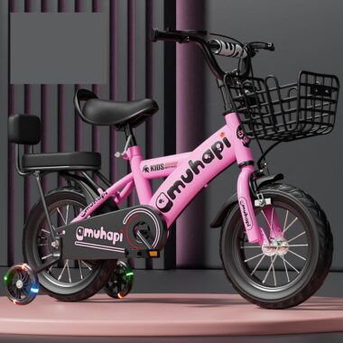 New design kids bike for children ages 2–8 with training wheels