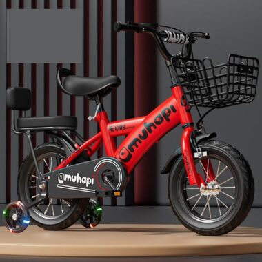 New design kids bike for children ages 2–8 with training wheels