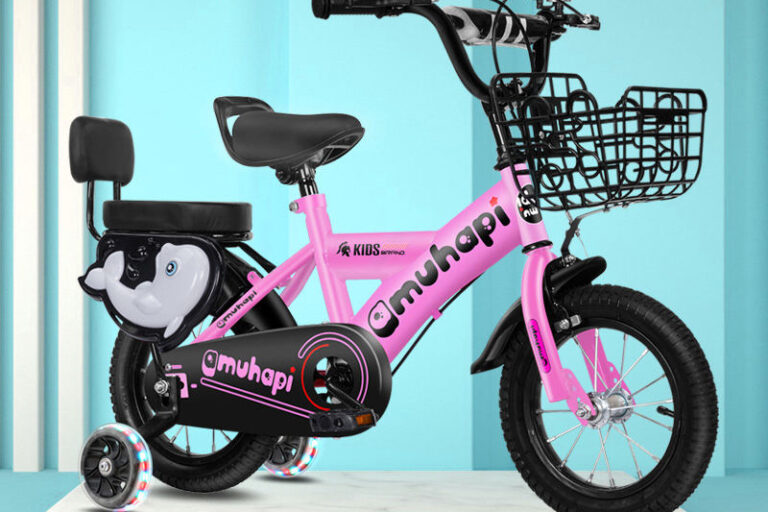 2–8 Years New Design Kids Bike (4) New design kids bike for children ages 2–8 with training wheels