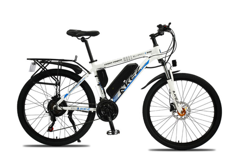 48V 26-Inch Urban Electric Bike with Rear Seat (1) 48V 10Ah 26-inch city electric bike with rear seat