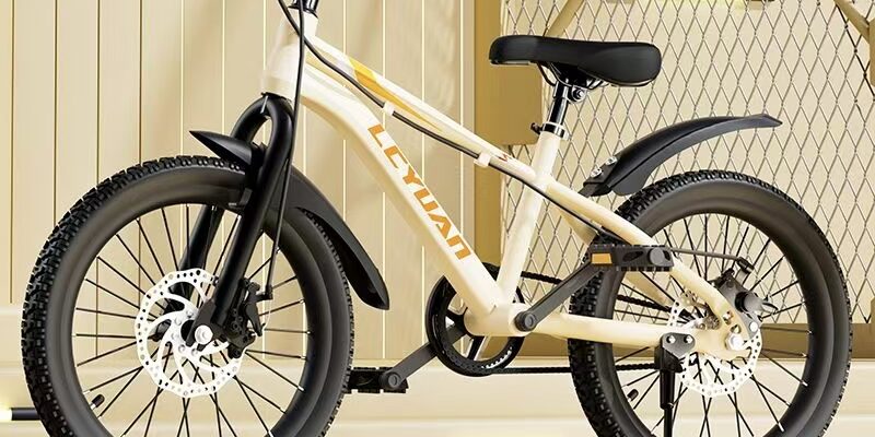 Shock absorbing multi-speed kids bike for ages 6–12 outdoor riding