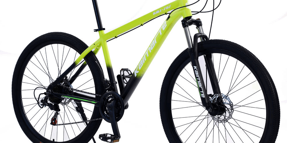 Adult aluminum alloy shock-absorbing mountain bike for off-road