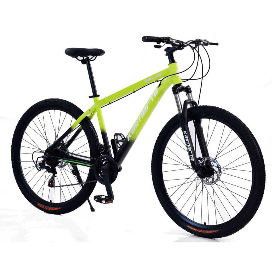 Adult aluminum alloy shock-absorbing mountain bike for off-road