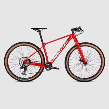 Adult carbon fiber hydraulic disc mountain bike lightweight design