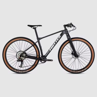 Adult carbon fiber hydraulic disc mountain bike lightweight design