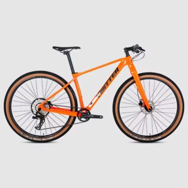 Adult carbon fiber hydraulic disc mountain bike lightweight design