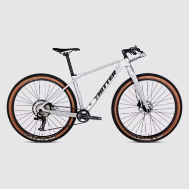 Adult carbon fiber hydraulic disc mountain bike lightweight design